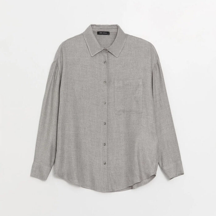 هودی آستین بلند ساده سایز بزرگ